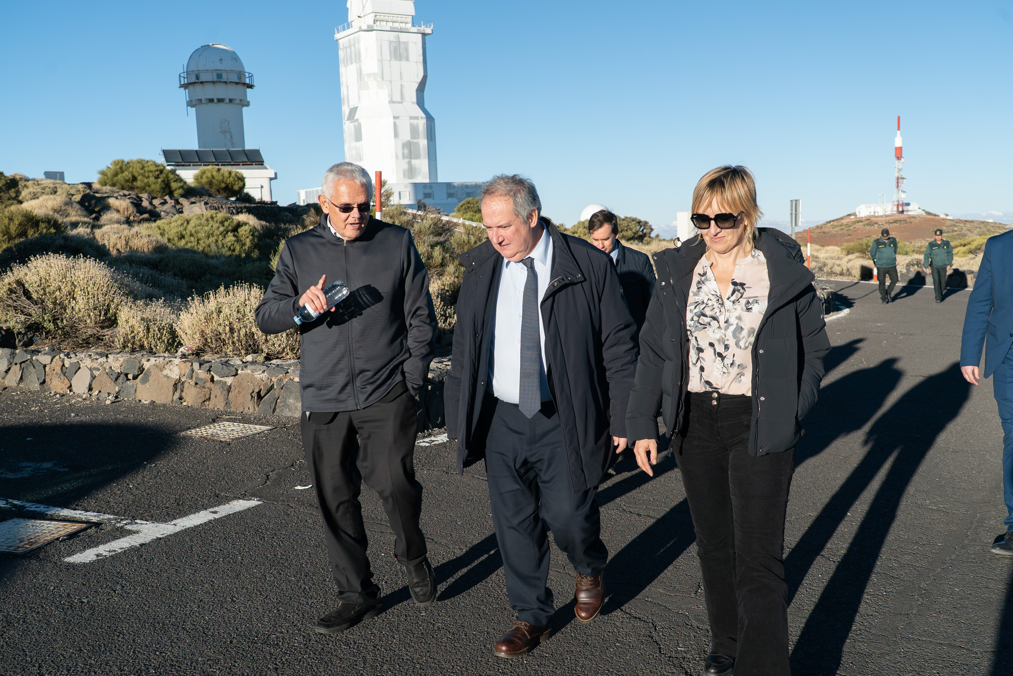 Visita del ministro Jordi Hereu al Observatorio del Teide