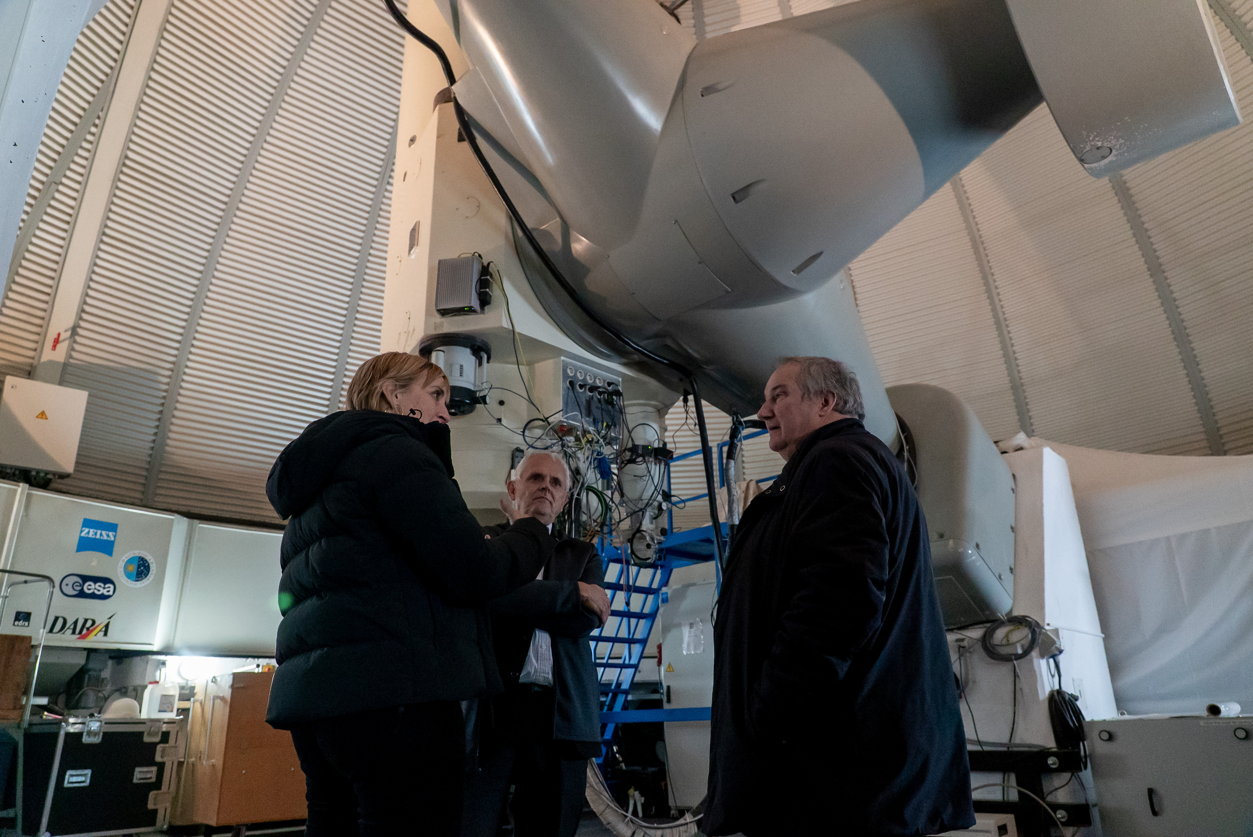 Visita del ministro de Industria y Turismo, Jordi Hereu Boher, a la OGS en el Observatorio del Teide