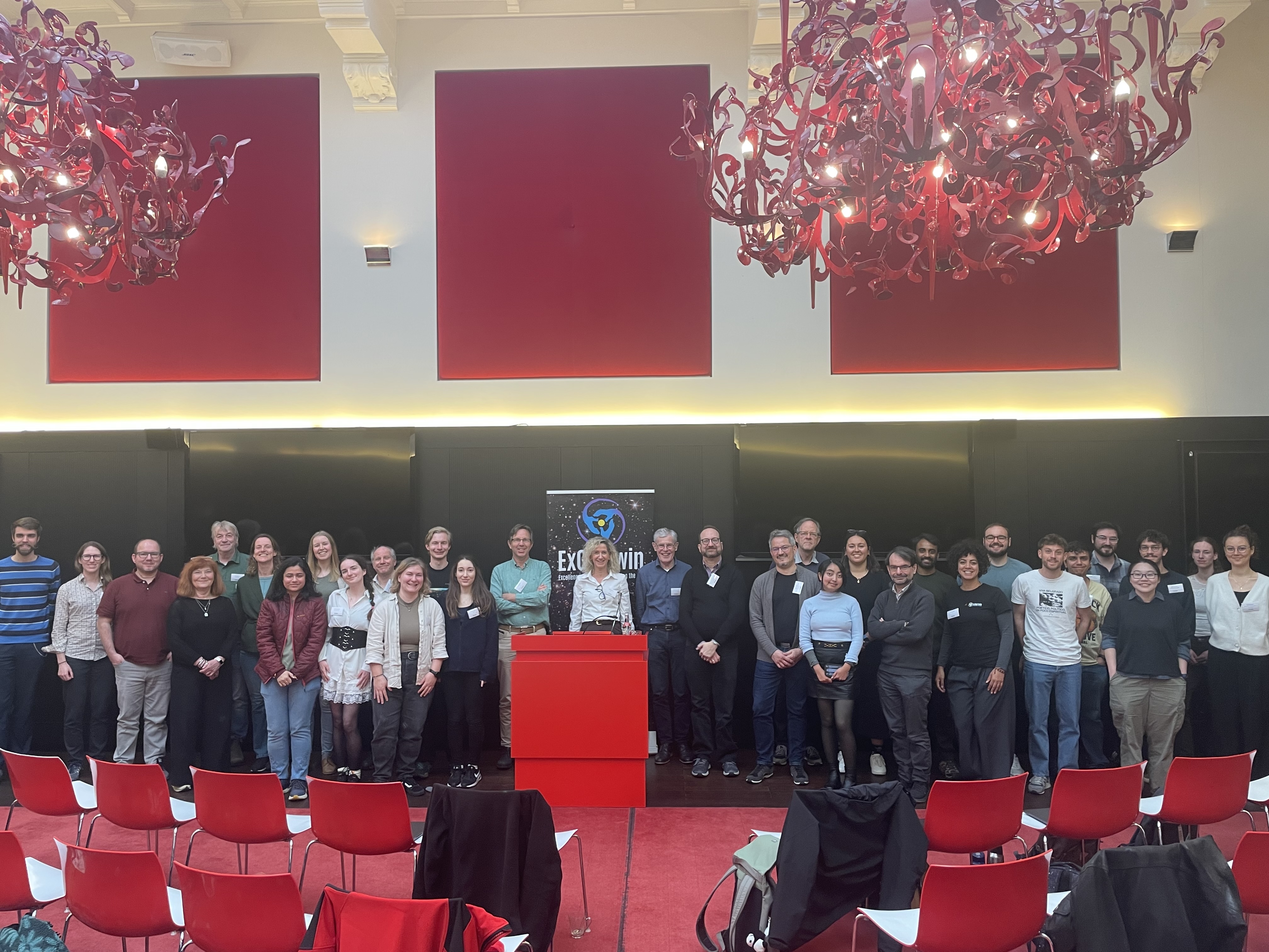 Participantes de la segunda reunión anual del proyecto ExGal-Twin en Groningen (15-17 abril de 2026).