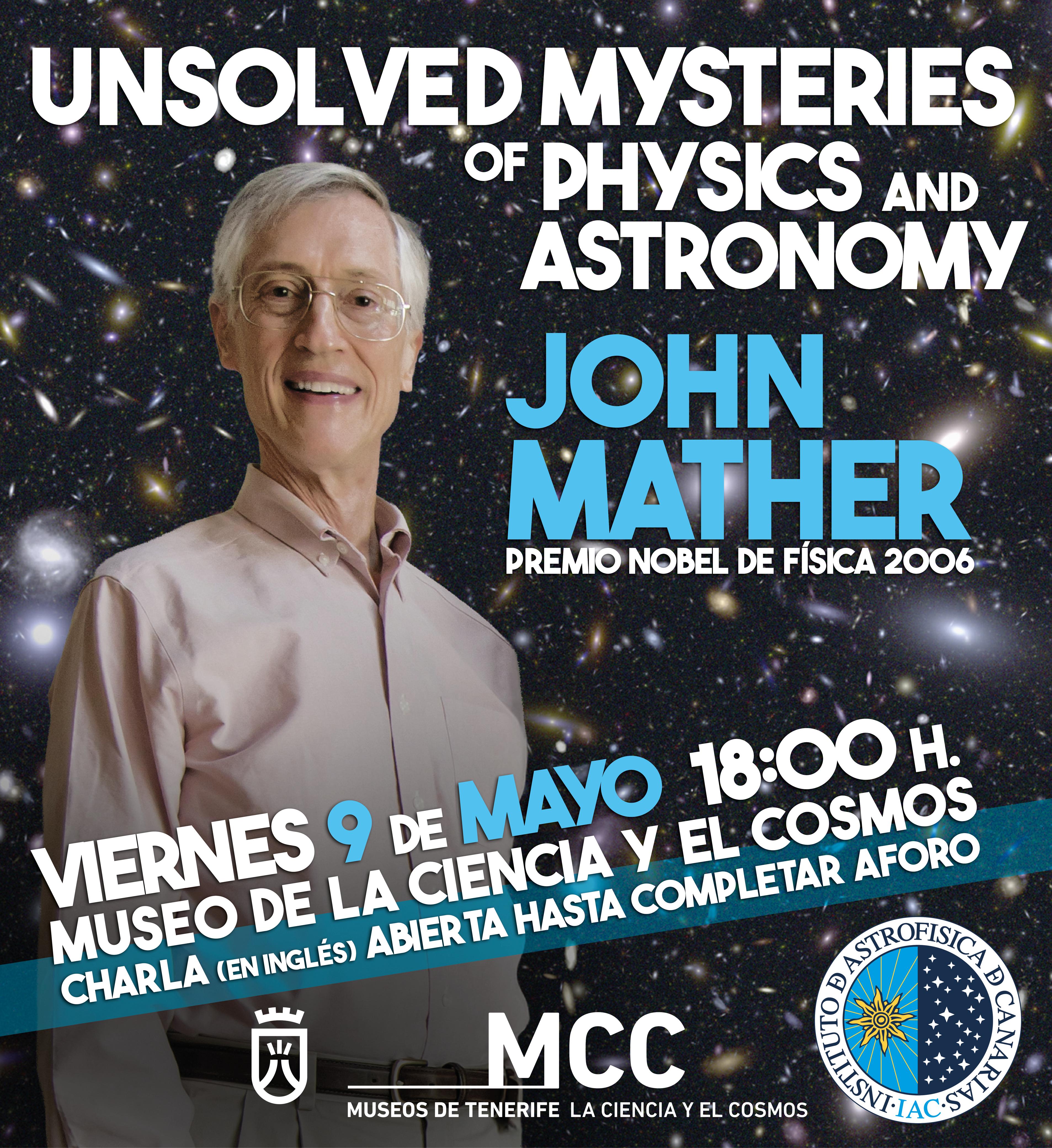 John Mather's talk at the Museum of Science and the Cosmos in Tenerife