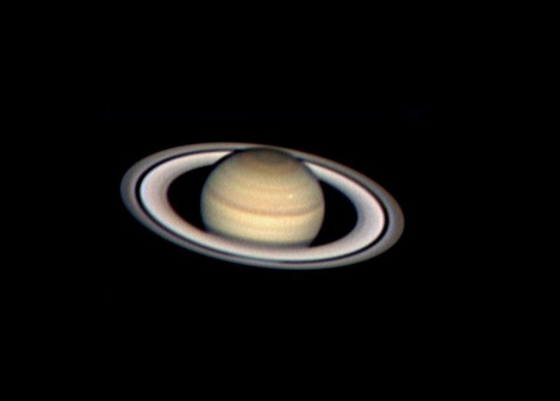 White spot in Saturn