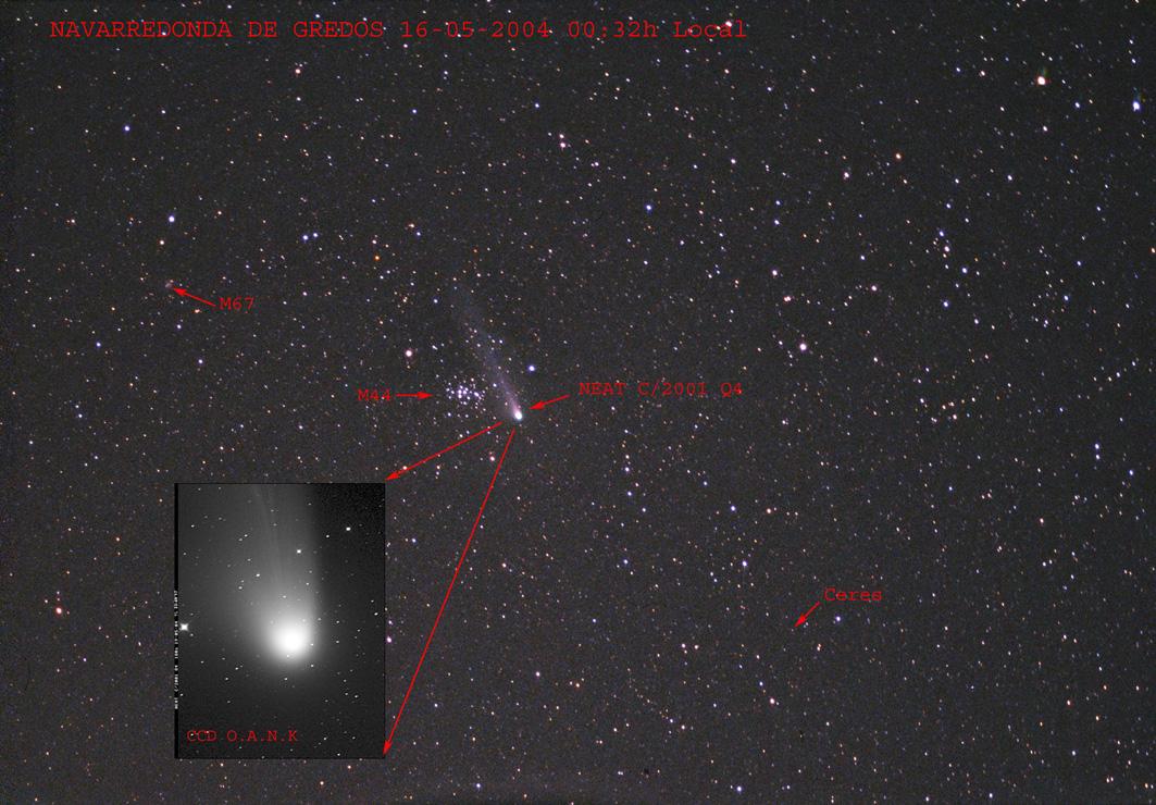 Q4 Neat Comet and Praesaepe Open Cluster