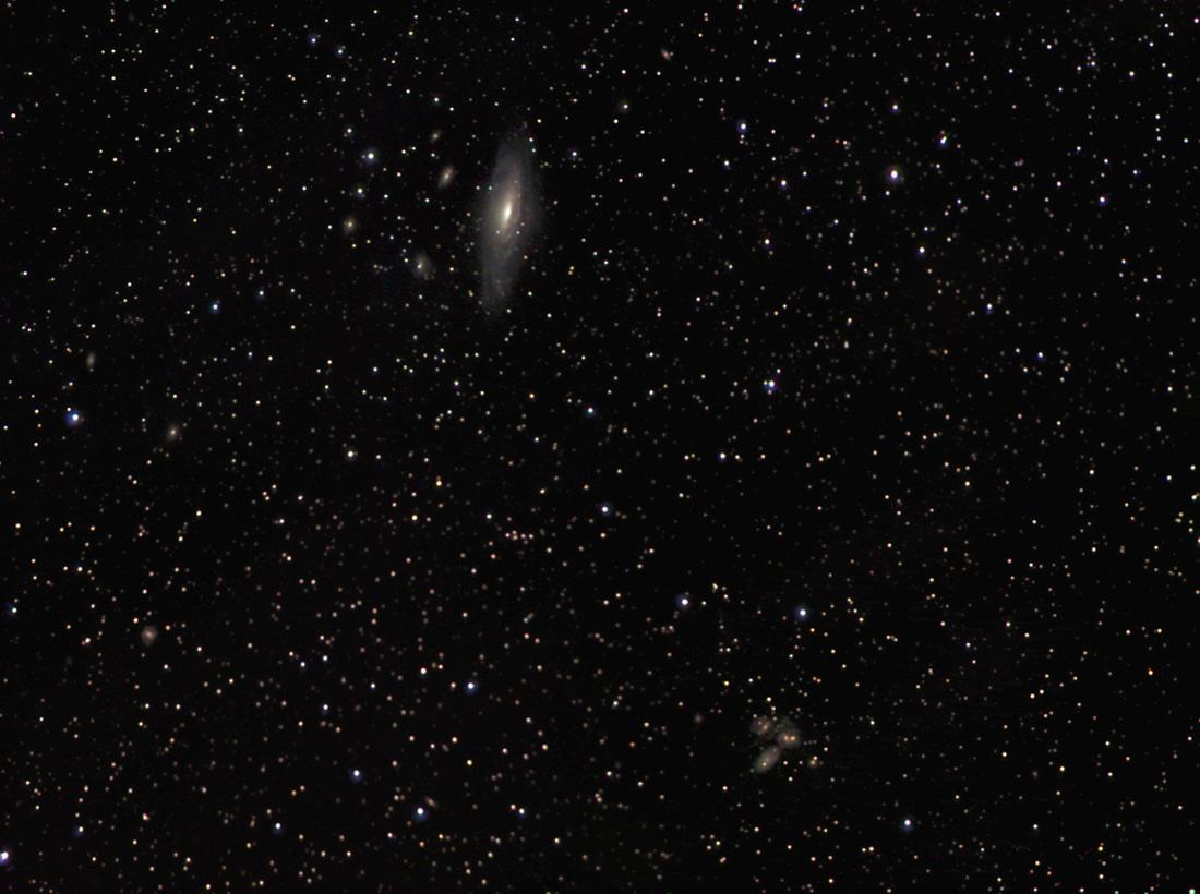 NGC 7331 Galaxy and Stephan's Quintet