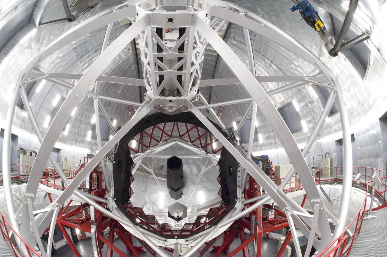 Inside the dome