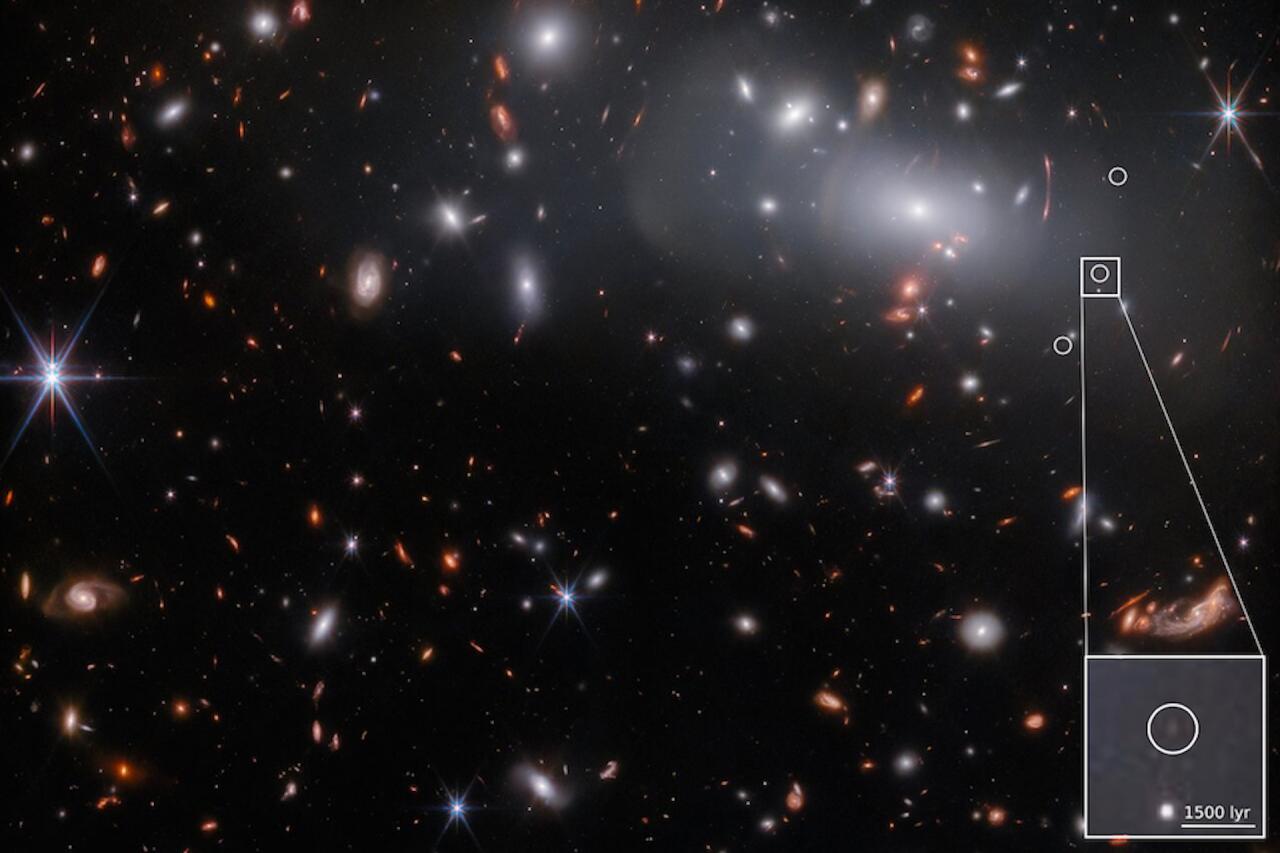 Galaxia diminuta RX J2129-z95