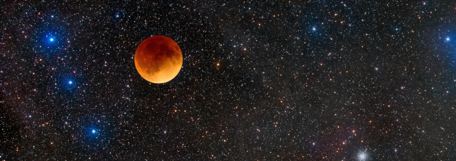 Eclipse total de Luna de 2022, observada desde el Observatorio del Teide con el STCA de la UC3