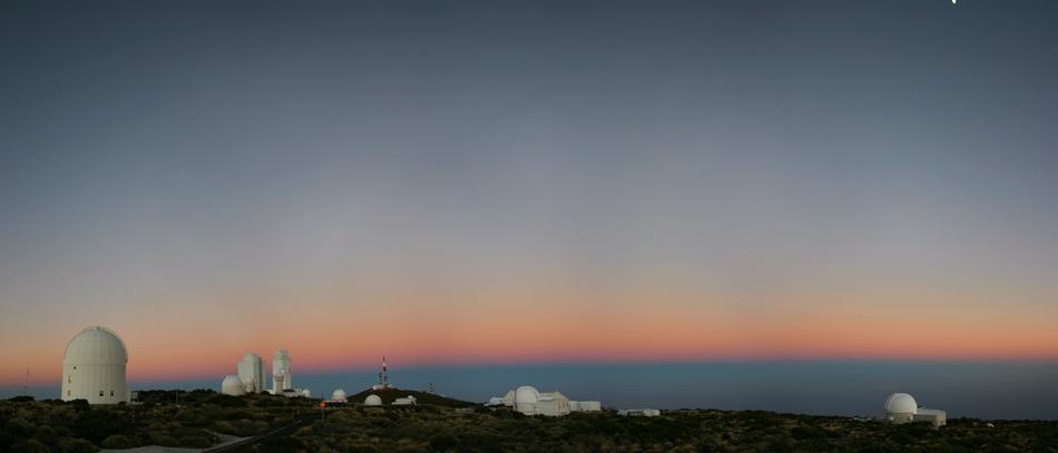 Teide Observatory at dawn. Teide Observatory at dawn.