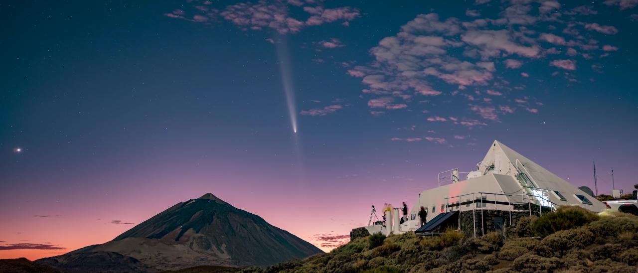 Cometa C/2023 A3 Tsuchinshan/Atlas 