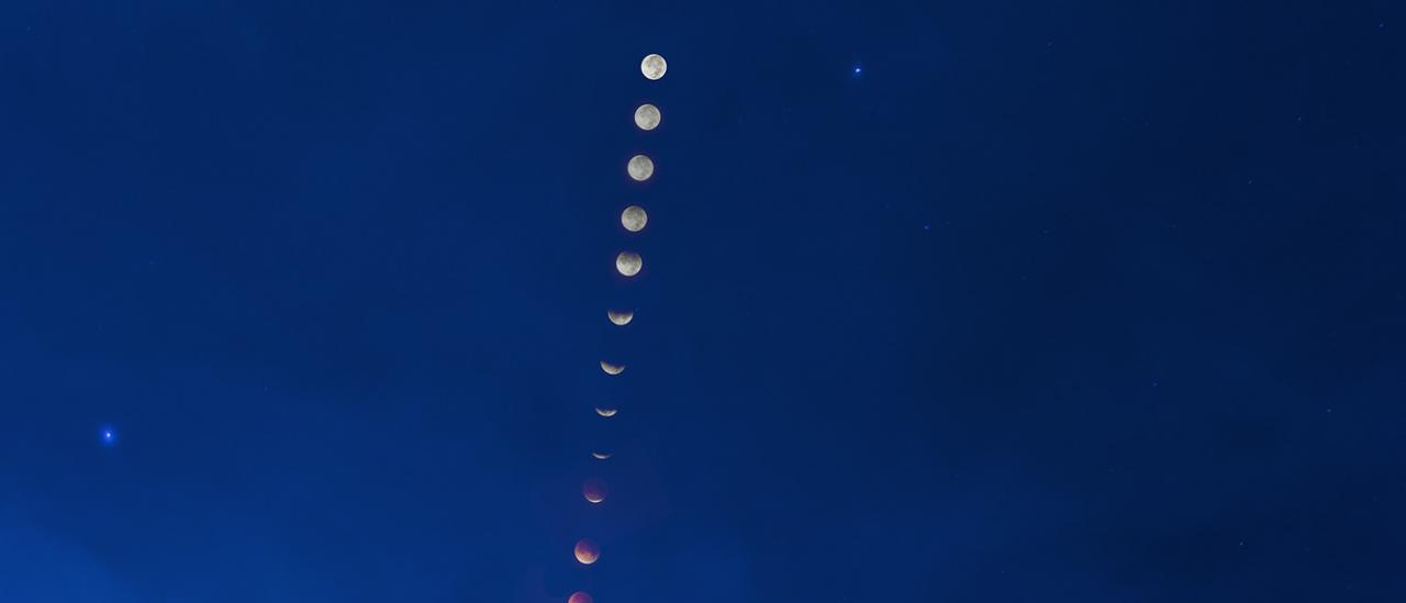 Eclipse de Luna del 15 de abril de 2014 (Proyecto GLORIA / Cusco-Perú)