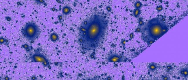 Revelados los halos de las galaxias más grandes del Universo 