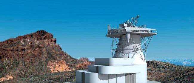Presentation of the model of the European Solar Telescope at the Elder Museum of Las Palmas