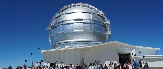Stars from the world of literature “touch the sky” at the La Palma Observatory
