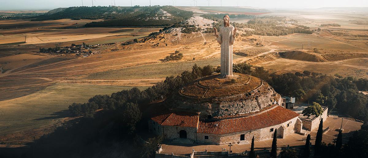 Cerro y Cristo del Otero, en Palencia