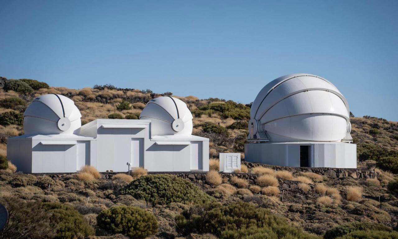 TTT telescopes at the Teide Observatory