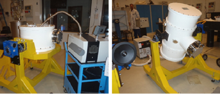 MFI2 and TMS cryostats during IAC acceptance test