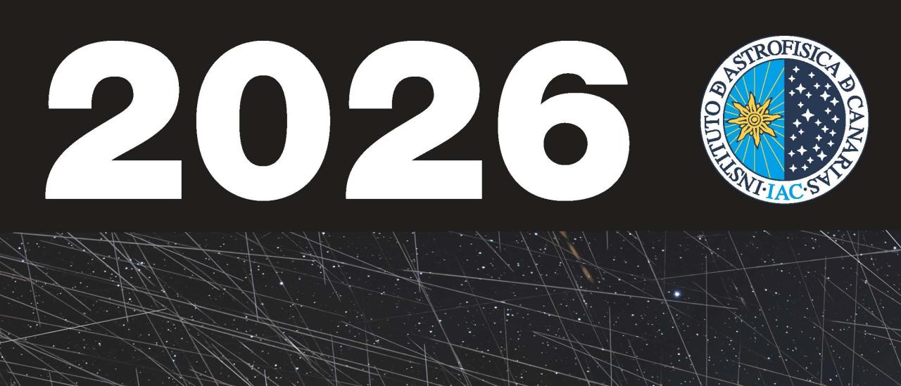 Calendario astronómico IAC 2026