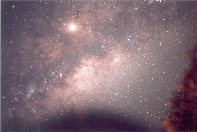 Mars and the Milky Way