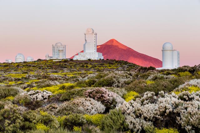Primavera en el Observatorio del Teide (Tenerife)