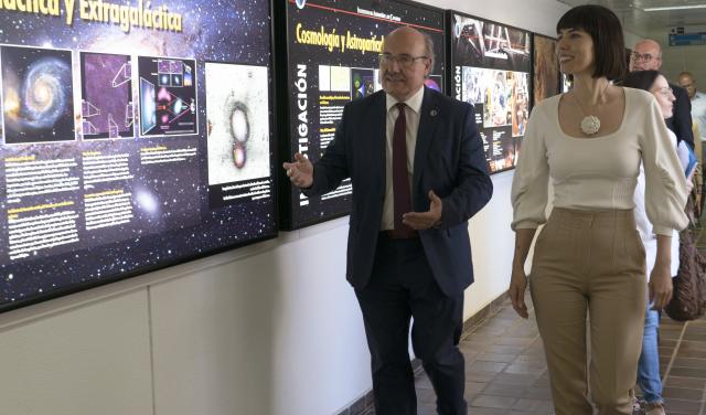 Diana Morant durante su visita al IAC