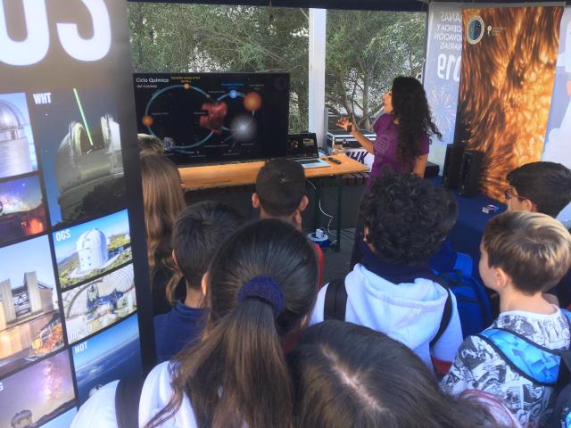 Presencia del IAC en la Miniferia de La Palma