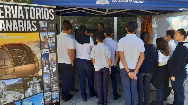 Presencia del IAC en la Miniferia de La Palma