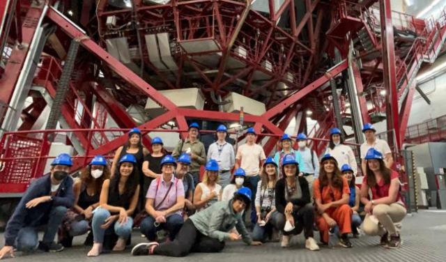 Participants of the AEACI 2022 at the Grantecan