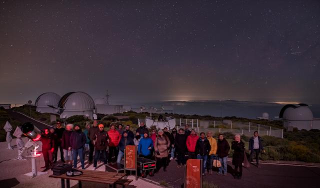 Visit of the "Amigos del IAC" at the OT