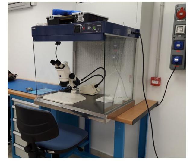 Area 1: LISA visible test bench 10