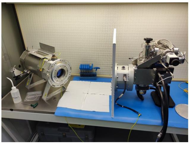 14 Integration of large format CCDs in cryostat (LN2 or PTC type)
