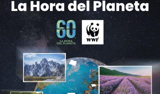 El cartel utilizado para la Hora del Planeta 2025