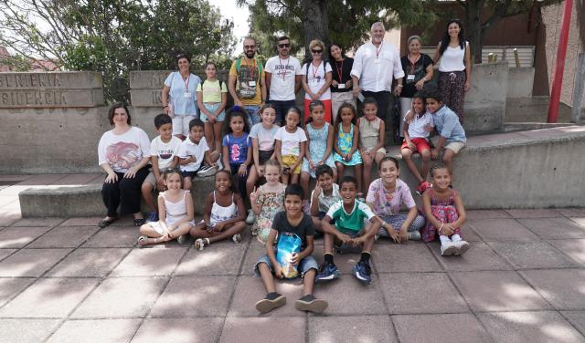Actividades con niños y niñas saharauis en el MCC y el IAC