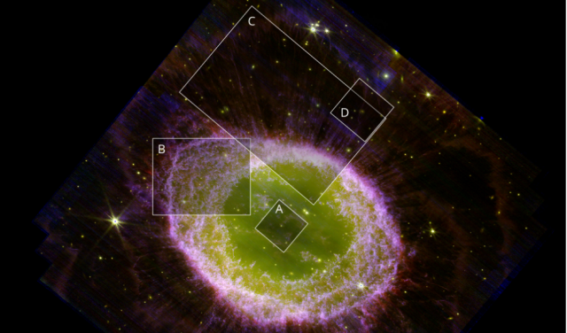 full field of view imaged with NIRCam