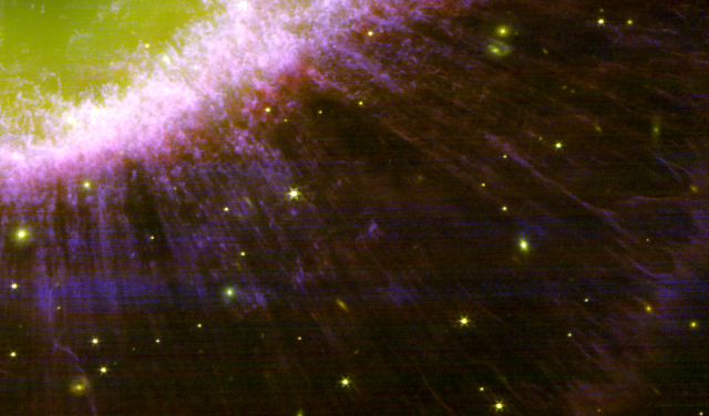 Southern part of the outer halo of the Ring nebula