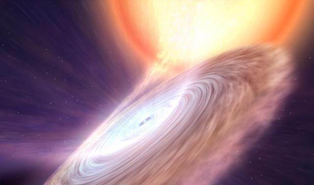 Black hole simulation 