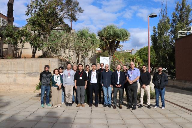 Members of the NAOC, LJMU and IAC attending the meeting about the NRT at the IAC headquarters