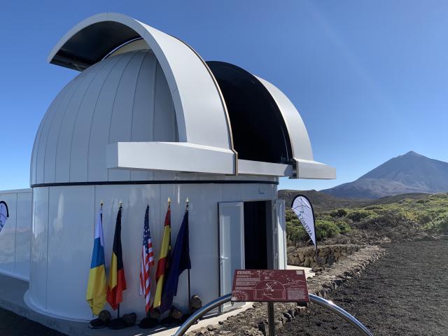 Artemis telescope, from the Speculoos network, at the Teide Observatory. 
