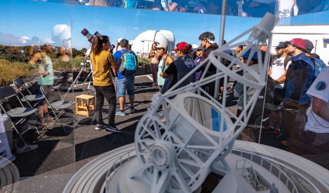 Open Days 2023 - European Solar Telescope model 