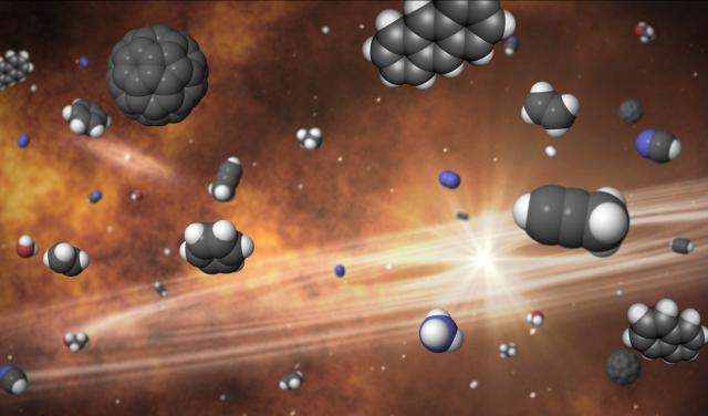 Soup of prebiotic molecules 