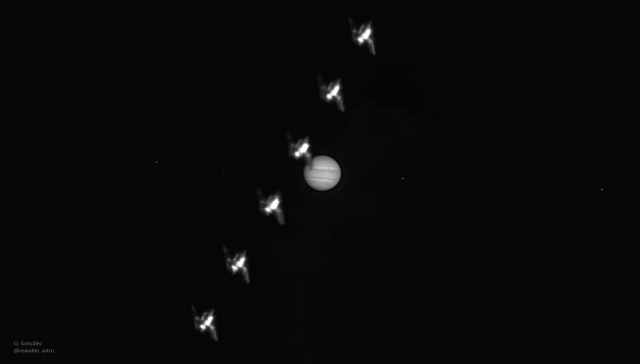 ISS and Jupiter video
