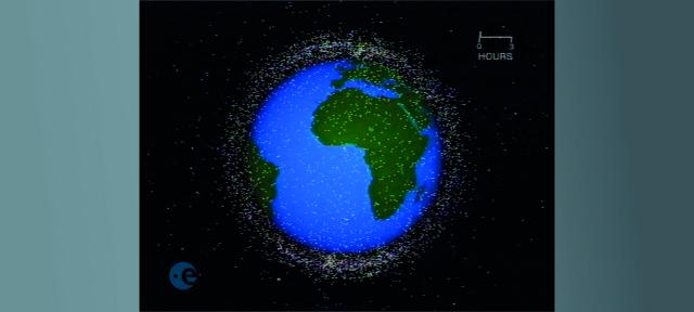 Space junk distribution 1996