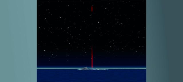OGS' (OT) laser beam excites the Na at the Mesosphere