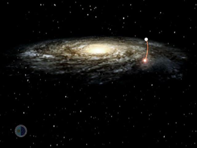 Expulsión del disco galáctico