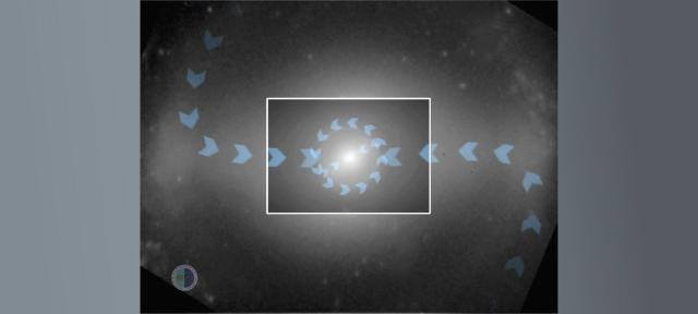 Dinámica de la barra central de una galaxia barrada