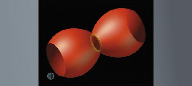 Geometría de una nebulosa planetaria bipolar (animación en bucle)