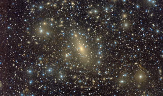A colour composite image of IC 1101, based on data from the Wide Field Camera (WFC) on the Isaac Newton Telescope (INT)