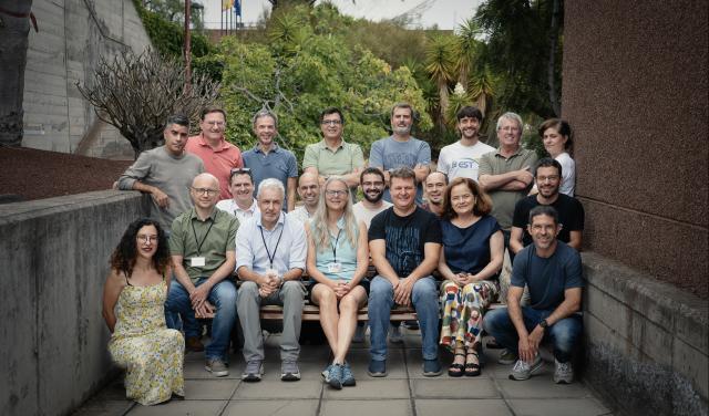 The reviewers with the EST team at the IAC headquarters in La Laguna. 