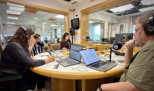 (De izq. a der.) Verónica Martín, Samuel Geraldía, Cristina Ramos y Alfred Rosenberg 