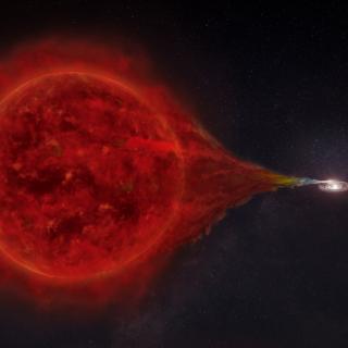 Recreación de RS Oph, la primera nova descubierta en emitir rayos gamma de muy alta energía Recreación de RS Oph, la primera nova descubierta en emitir rayos gamma de muy alta energía