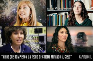 Fotograma del segundo capítulo de la serie "Niñas que rompieron un techo de cristal mirando al cielo", del IAC y la FECYT. Crédito: Inés Bonet (IAC).