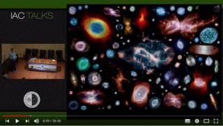 Henri M. Boffin, during his talk "Binary stars as the key to understand planetary nebulae". Credit: IAC. Henri M. Boffin, during his talk "Binary stars as the key to understand planetary nebulae". Credit: IAC.